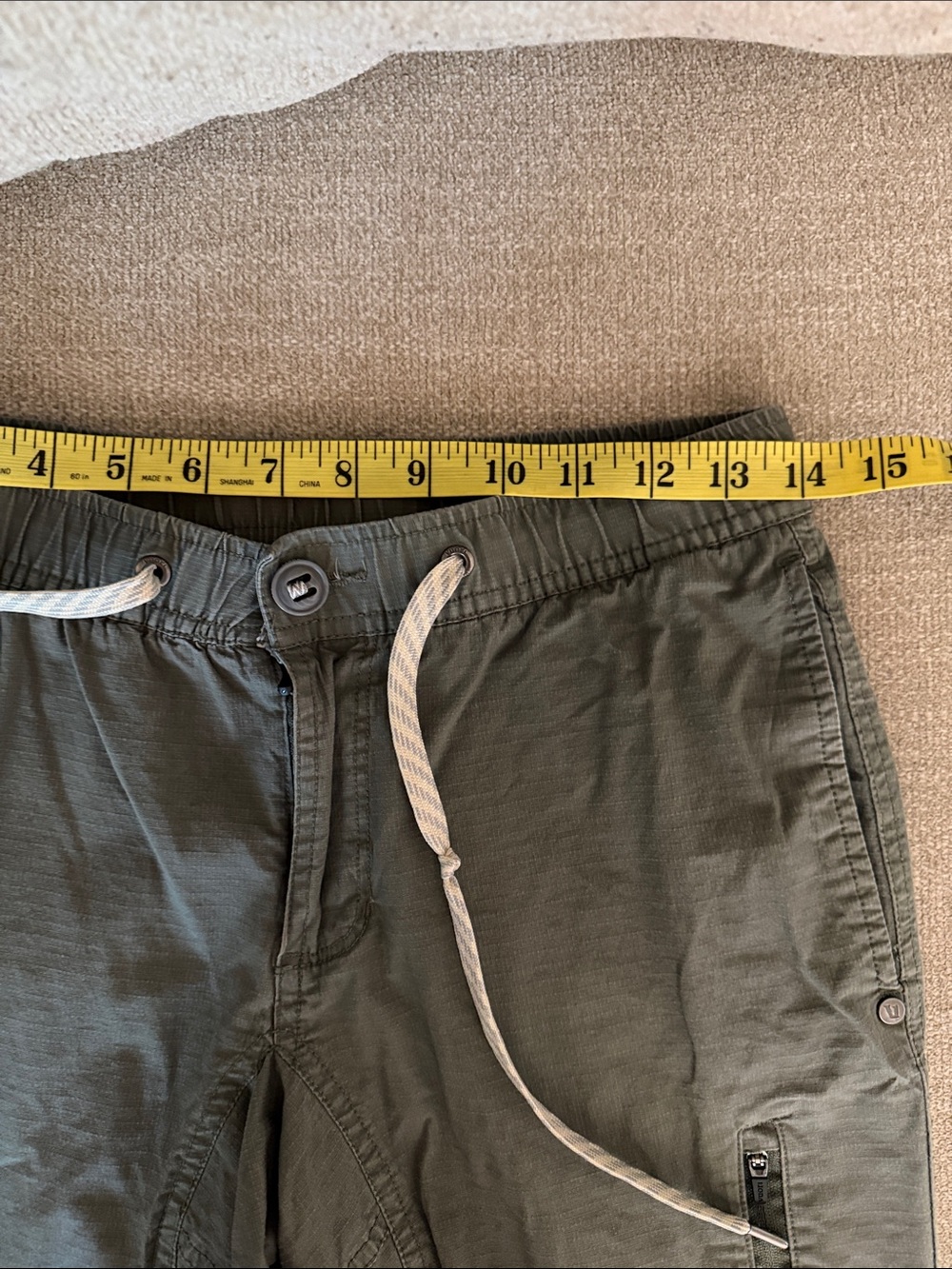Vuori Ripstop Climber Pant Olive Green XS/S - Picture 6 of 7